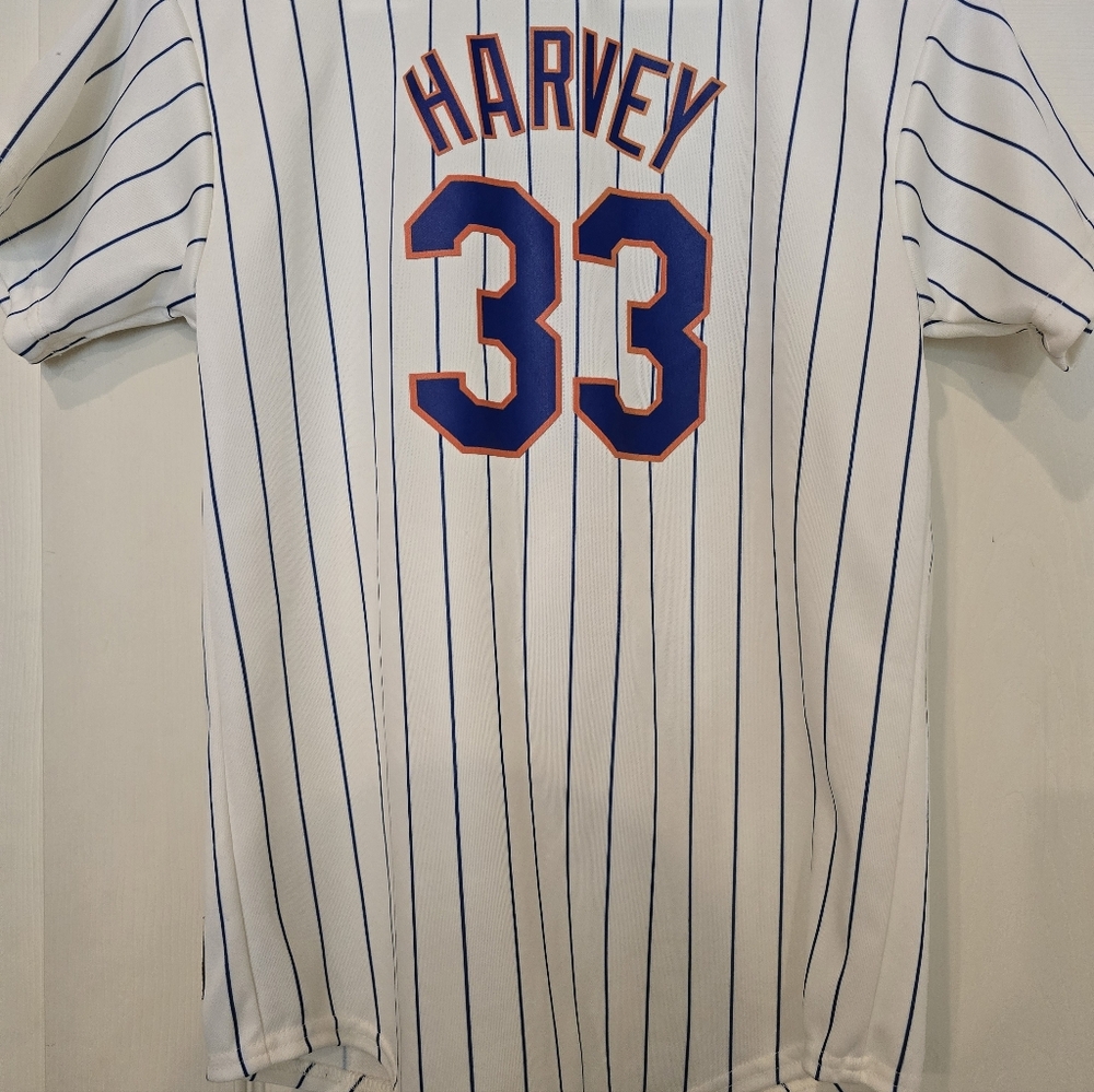 New York Mets Matt HARVEY #33 Youth Jersey - Size L - Excellent Condition